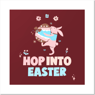 Hop Into Easter Posters and Art